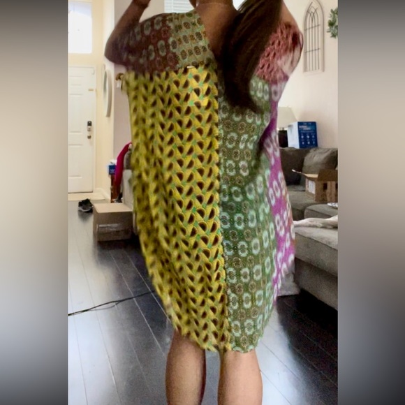 ZARA PRINTED MINI KAFTAN SZ MEDIUM - Picture 5 of 5